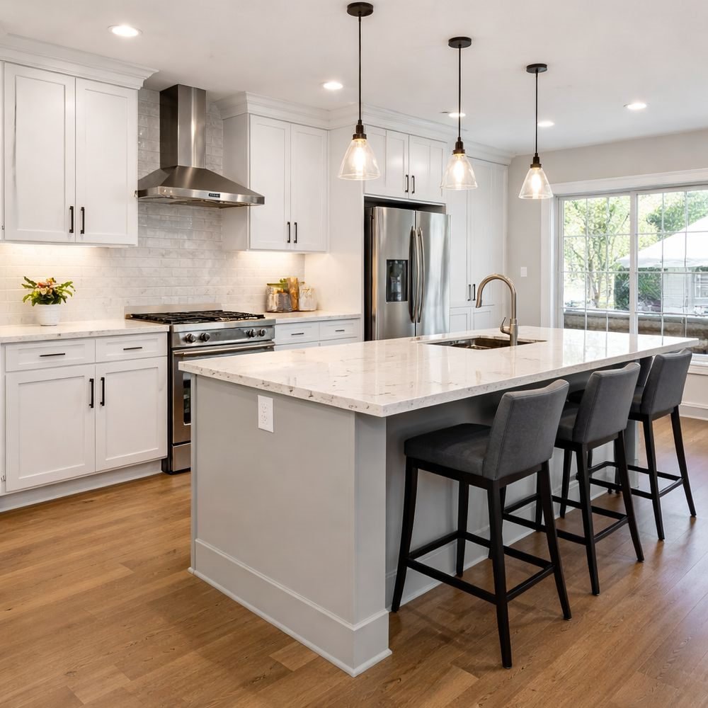 Clean, modern kitchen